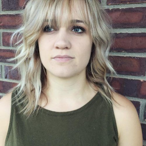 Wispy Layered Blonde Haircuts With Bangs (Photo 15 of 20)
