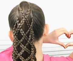 15 Best Ideas Lattice-weave with High-braided Ponytail