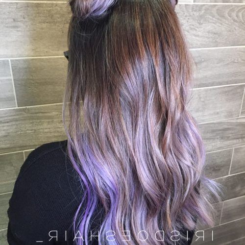 Lavender Balayage For Short A-Line Haircuts (Photo 19 of 20)