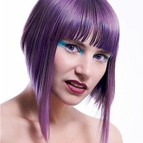 Edgy Lavender Short Hairstyles With Aqua Tones (Photo 4 of 20)