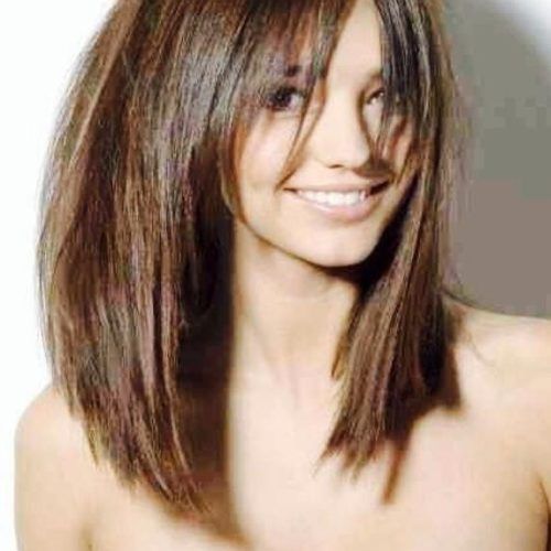 Long Bob Hairstyles With Bangs (Photo 15 of 15)