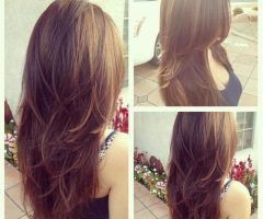 2024 Latest Layered Long Hairstyles Back View