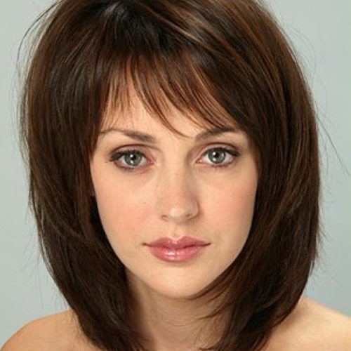 Medium Bob Hairstyles With Side Bangs (Photo 11 of 15)