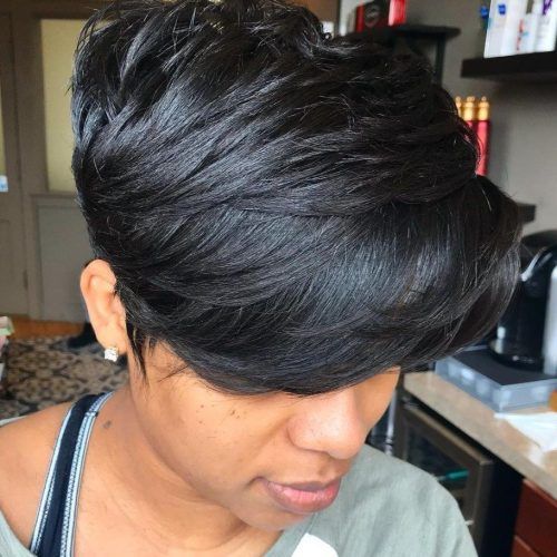 Layered Tapered Pixie Hairstyles For Thick Hair (Photo 1 of 20)