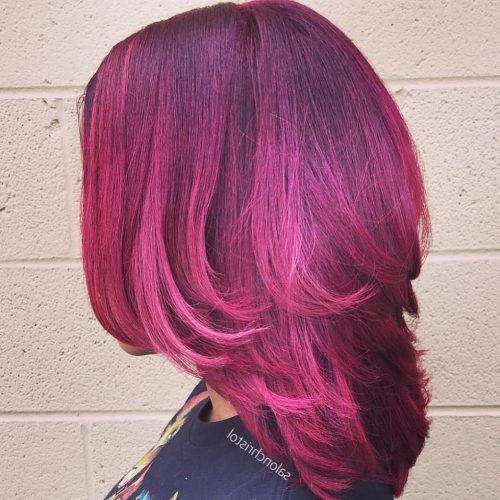 Pinks Medium Haircuts (Photo 6 of 20)