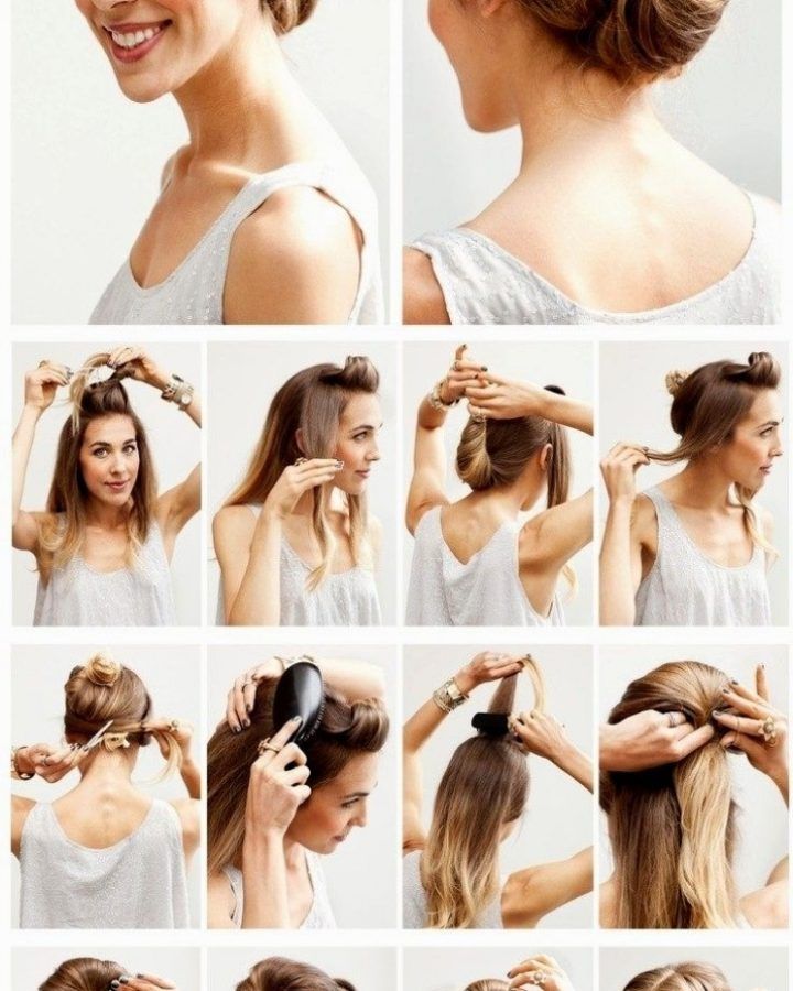 15 Inspirations Easy Updos for Thick Medium Length Hair