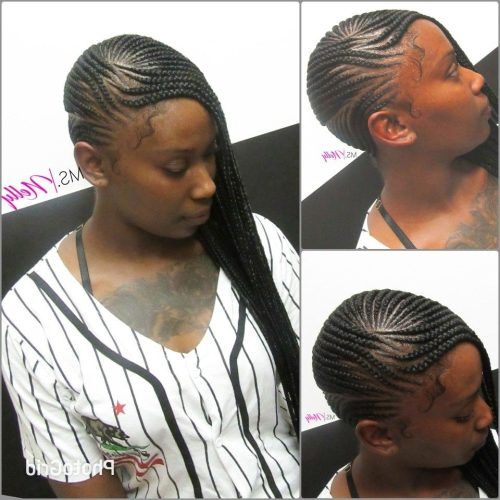 Cornrows Hairstyles That Cover Forehead (Photo 4 of 15)
