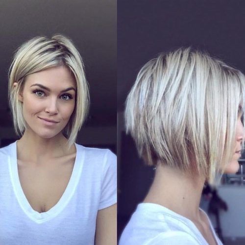 Short Haircuts With Long Front Layers (Photo 1 of 20)
