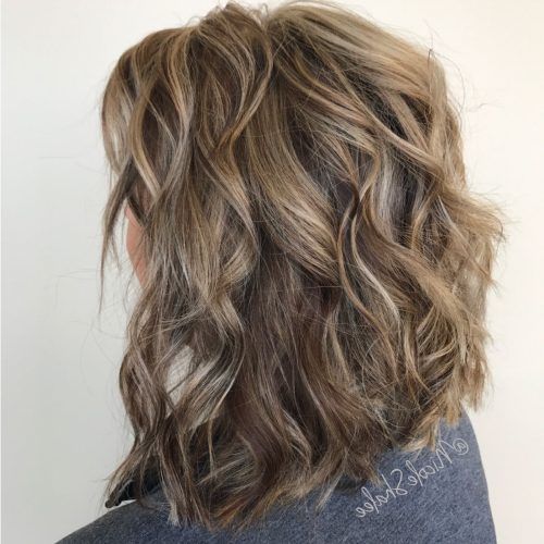 Tousled Beach Babe Lob Blonde Hairstyles (Photo 17 of 20)