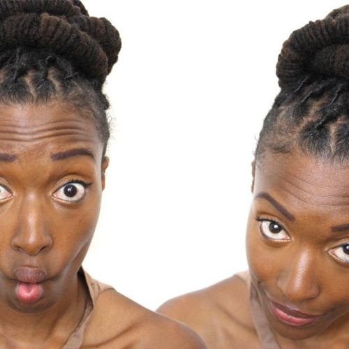 Updo Hairstyles For Long Locs (Photo 2 of 15)