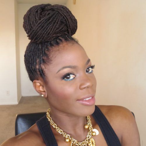 Updo Hairstyles For Long Locs (Photo 9 of 15)