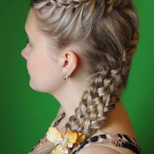 Intricate Braided Updo Hairstyles (Photo 12 of 20)