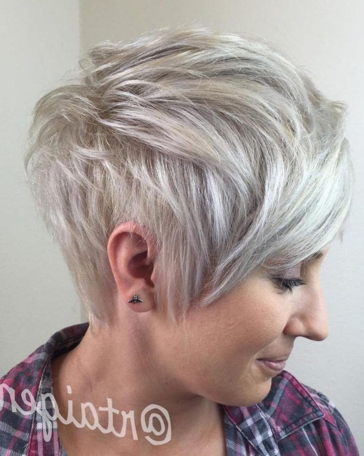 20 Best Collection of Long Messy Ash Blonde Pixie Haircuts