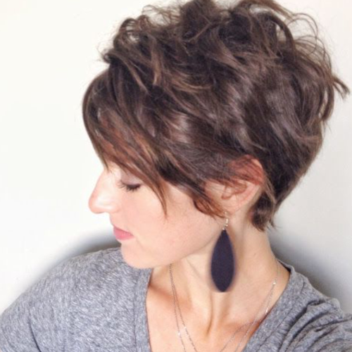 Long Messy Curly Pixie Haircuts (Photo 2 of 20)
