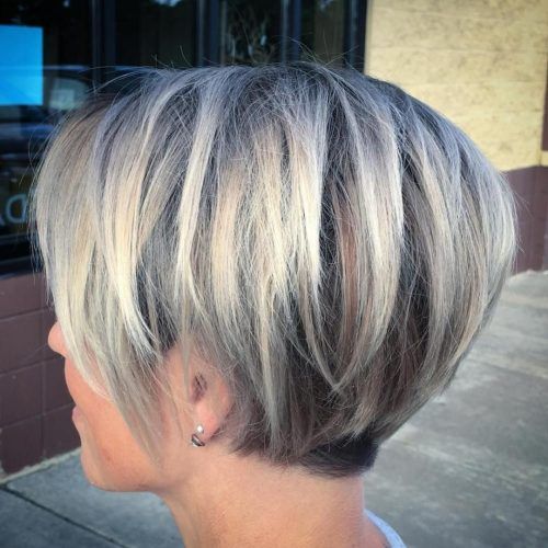 Long Blonde Pixie Haircuts With Root Fade (Photo 2 of 20)