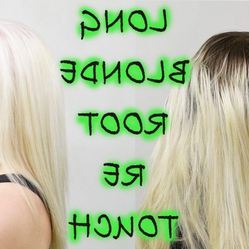 Long Blonde Pixie Haircuts With Root Fade (Photo 20 of 20)