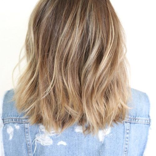 Ombre-Ed Blonde Lob Hairstyles (Photo 4 of 20)