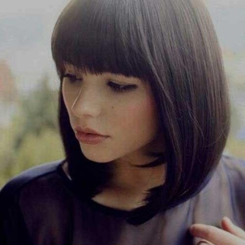 Long Bob Hairstyles With Bangs (Photo 10 of 15)