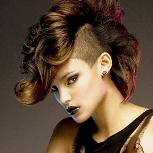 Long Straight Hair Mohawk Hairstyles (Photo 3 of 20)