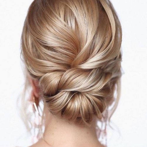 Updos Hairstyles Low Bun Haircuts (Photo 8 of 20)