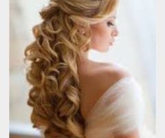 2024 Popular Partial Updo for Long Hair