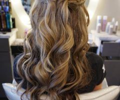15 Inspirations Curly Half Updo Hairstyles