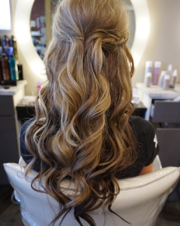 15 Inspirations Curly Half Updo Hairstyles