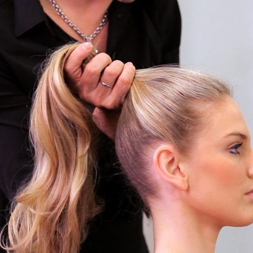 High Long Ponytail Hairstyles With Hair Wrap (Photo 15 of 20)