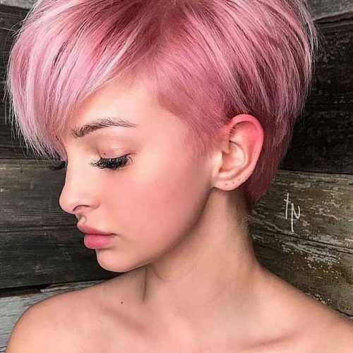 Pastel Pixie Hairstyles With Undercut (Photo 6 of 20)