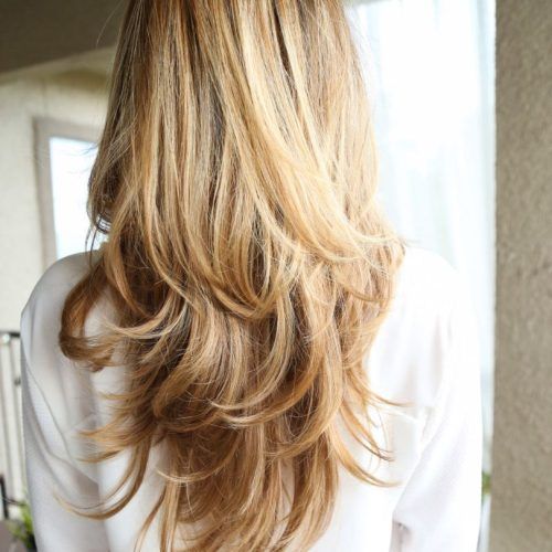 Brown Blonde Hair With Long Layers Hairstyles (Photo 2 of 20)