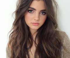 20 Ideas of Long Wavy Centre-parted Hairstyles