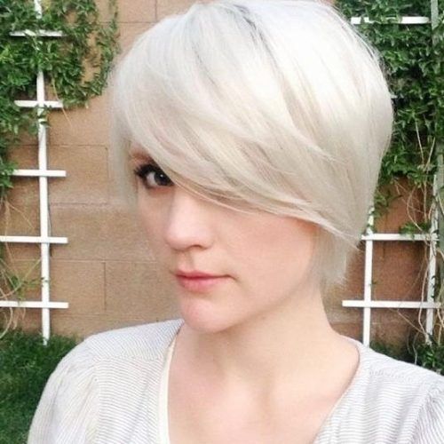 Pixie Haircuts With Long Side Swept Bangs (Photo 3 of 20)