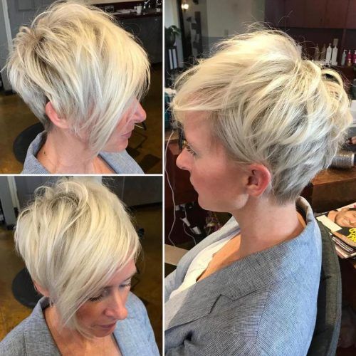 Asymmetrical Feathered Bangs Hairstyles With Short Hair (Photo 1 of 20)