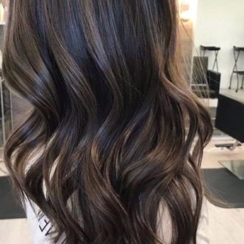 Black To Light Brown Ombre Waves Hairstyles (Photo 3 of 20)