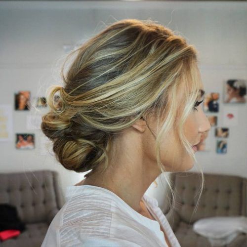 Loose Updo Wedding Hairstyles With Whipped Curls (Photo 2 of 20)