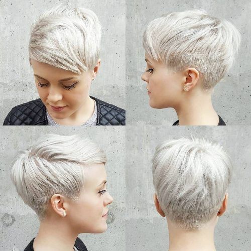 Gray Pixie Haircuts With Messy Crown (Photo 13 of 20)