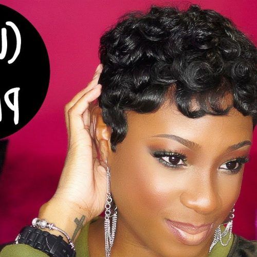 Short Black Pixie Hairstyles For Curly Hair (Photo 5 of 20)