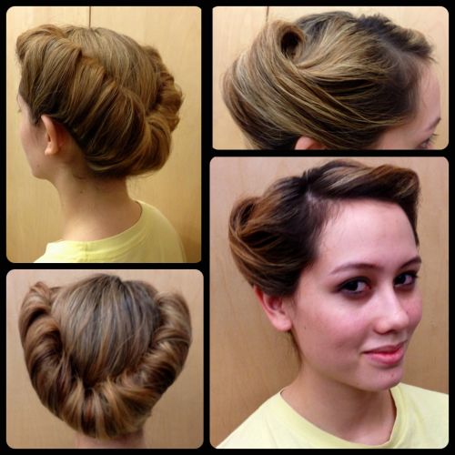 Vintage Updo Hairstyles (Photo 12 of 15)