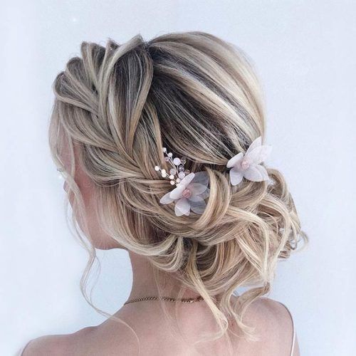 High Updo For Long Hair With Hair Pins (Photo 6 of 15)