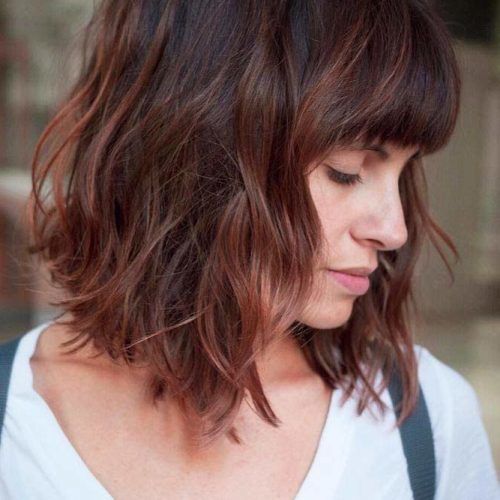 Stacked Bob Hairstyles With Fringe And Light Waves (Photo 19 of 20)