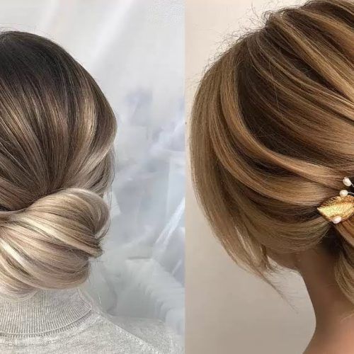 Twisted Low Bun Hairstyles For Wedding (Photo 6 of 20)