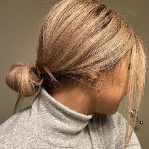 Low Bun For Straight Hair (Photo 2 of 15)