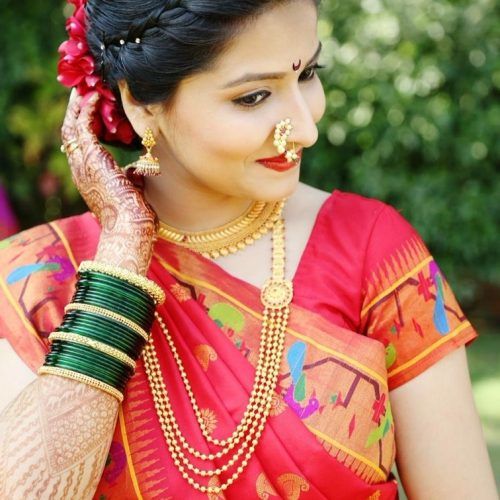 Wedding Hairstyles For Sarees (Photo 5 of 15)