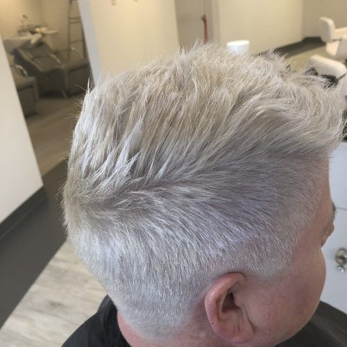 Silvery White Mohawk Hairstyles (Photo 15 of 20)