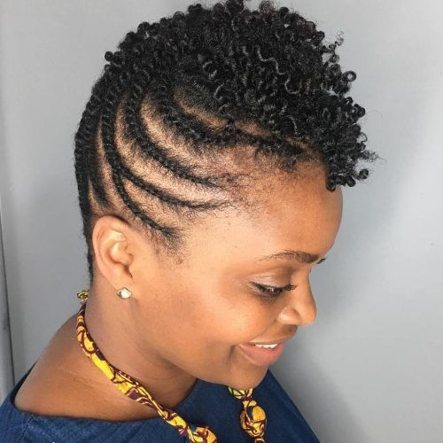 Braided Updo Hairstyles For Short Natural Hair (Photo 15 of 15)