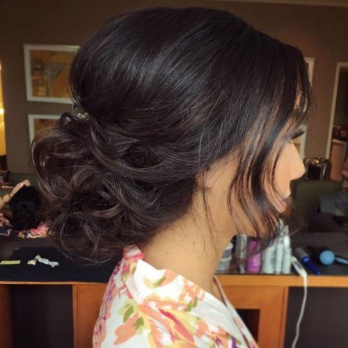 Curly Wedding Updos With A Bouffant (Photo 11 of 20)