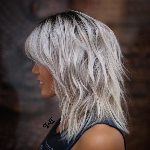 Icy Blonde Shaggy Bob Hairstyles (Photo 2 of 20)