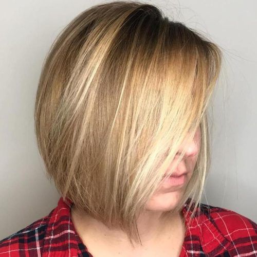 Side-Parted Layered Bob Haircuts (Photo 9 of 20)