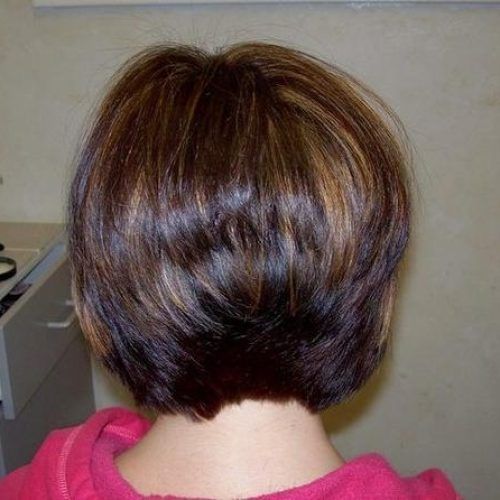 Stacked Bob Hairstyles Back View (Photo 8 of 15)