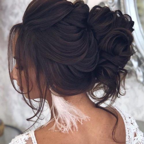 Loose Updo For Long Brown Hair (Photo 7 of 15)